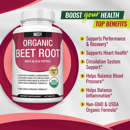 Mosy Organic Beet Root Tablets