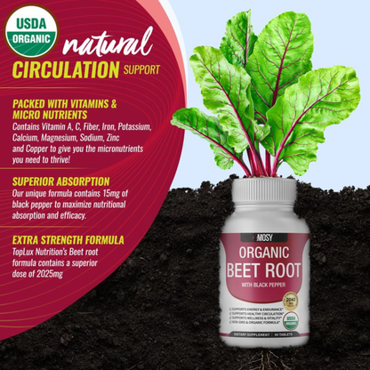 Mosy Organic Beet Root Tablets