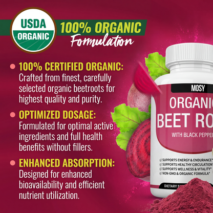 Mosy Organic Beet Root Tablets