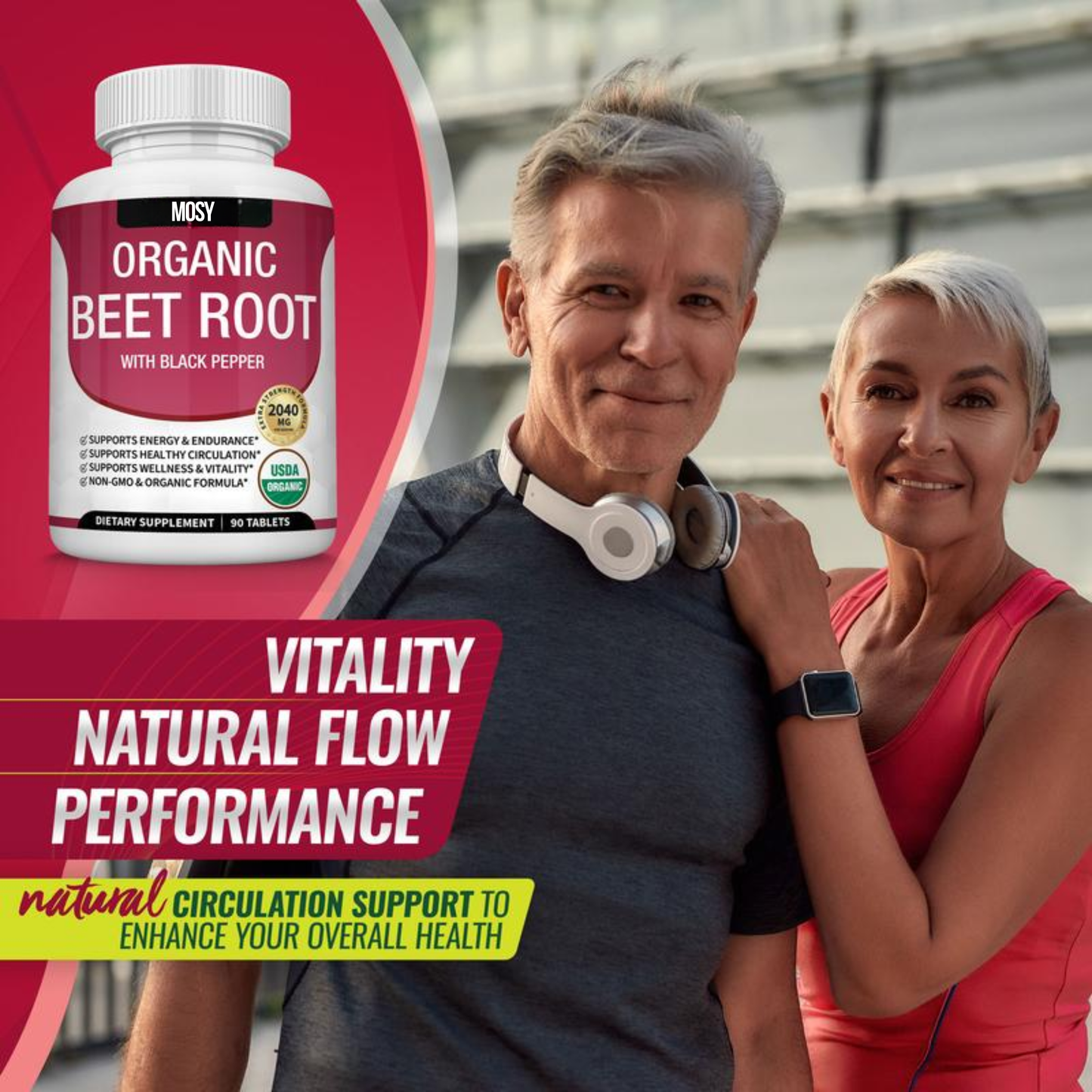Mosy Organic Beet Root Tablets